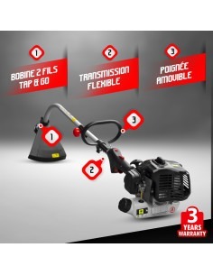 Coupe bordures thermique 25cc - 2 temps 2