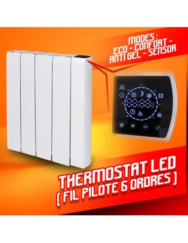 Radiateur inertie céramique 1000 W - Warm Tech