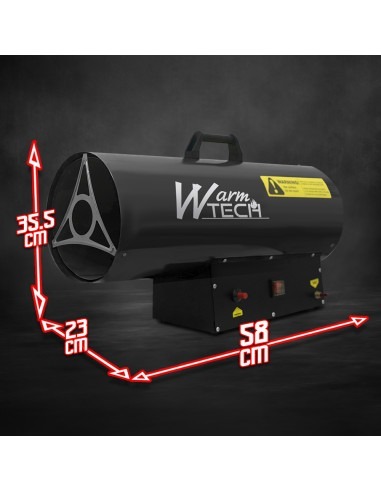 Canon à chaleur au gaz 50 KW - Warm Tech