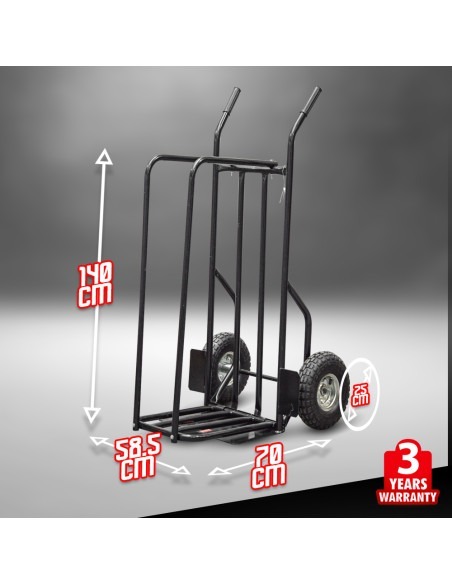 Diable pour bûches max 200kg