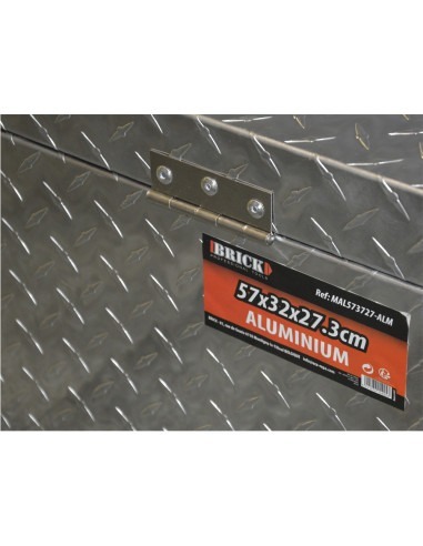 Malle de chantier en aluminium 60x32x27,5 cm Brick