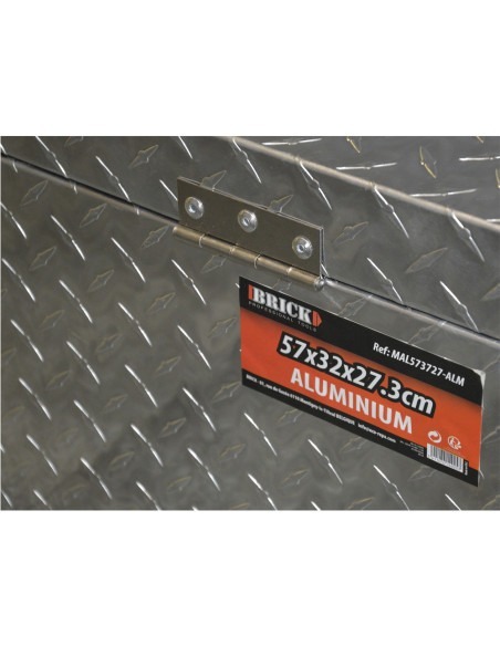 Malle de chantier en aluminium 60x32x27,5 cm Brick