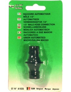 RACCORD AUTOMATIQUE MALE 1/2