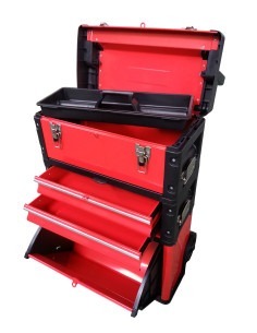 SERVANTE METALLIQUE 3 EN 1 52x31x72CM