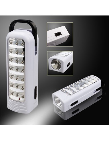 LAMPE LED DE SECOURS 21 LED-1300MAH