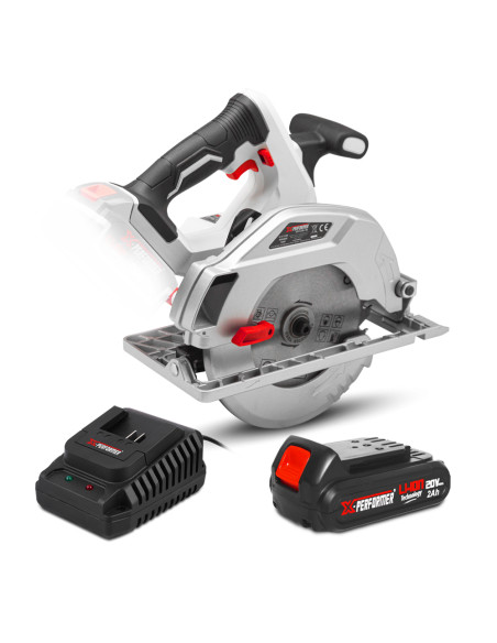 Scie circulaire sans fil 20V avec batterie 2Ah ? X-Performer