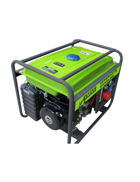 Groupe électrogène essence 7.0 kVA 1x 400V 1x 230V 1x 12VDC