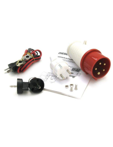 Groupe électrogène Diesel 5.0kVA, 1 x 400V, 1 x...