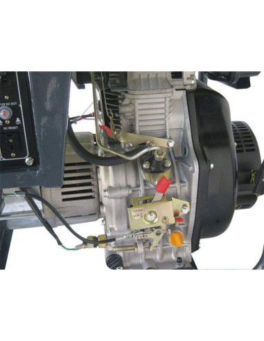 Groupe électrogène Diesel 5.0kVA, 1 x 400V, 1 x...