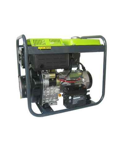 Groupe électrogène Diesel 5.0kVA, 1 x 400V, 1 x...