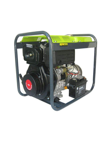 Groupe électrogène Diesel 5.0kVA, 1 x 400V, 1 x 230V, 1 x 12VDC