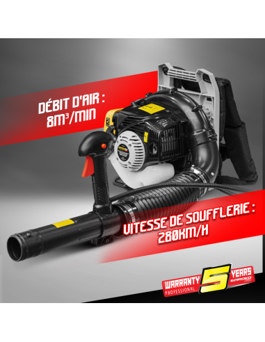 Souffleur thermique dorsal 26CC + Acc corniche