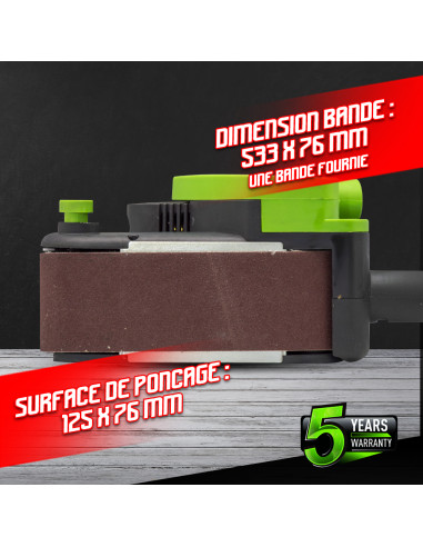 Ponceuse à bande 900W - Constructor