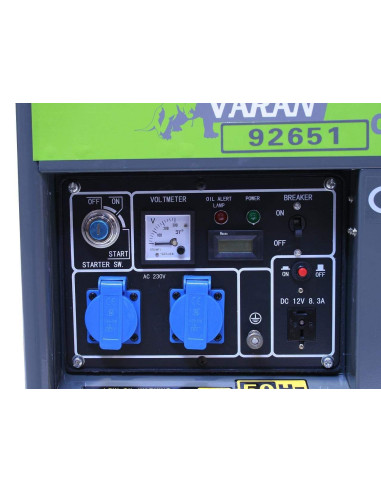 Groupe électrogène Diesel 3300W, 2 x 230V, 1 x 12V