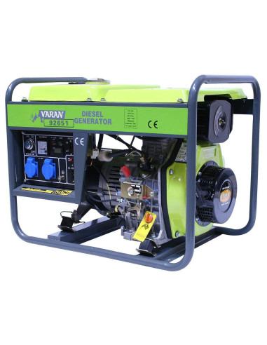 Groupe électrogène Diesel 3300W, 2 x 230V, 1 x 12V