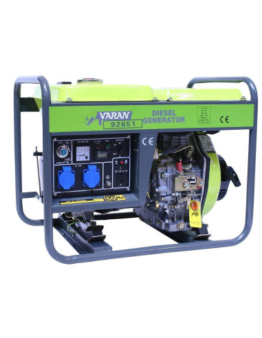 Groupe électrogène Diesel 3300W, 2 x 230V, 1 x 12V