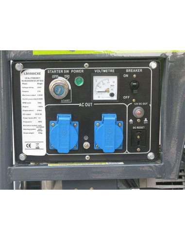 Groupe électrogène Diesel 5.0kW, 2 x 230V, 1 x...