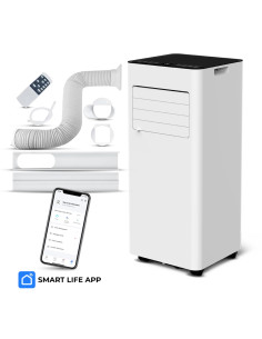 Climatiseur mobile 9000BTU - 2.6KW avec télécommande et fonction Wifi