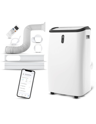 Climatiseur mobile réversible chaud/froid 16000BTU - 4.7KW avec fonction Wifi et télécommande - Cool Clima