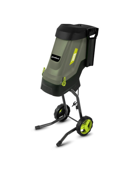 Broyeur de végétaux électrique 2600W avec sac récupérateur de 45L – Greatland