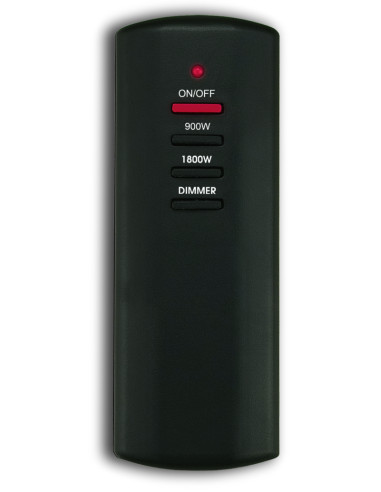 Foyer decoratif mural 1800W Effet Bois - Warm Tech