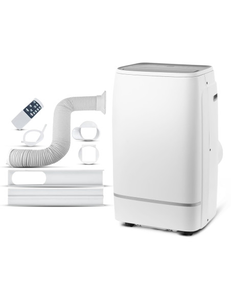 Climatiseur mobile réversible chaud/froid 12000BTU - 3.5KW avec télécommande et fonction Wifi