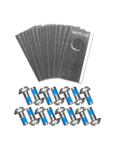 Jeu de 15 lames + vis pour robot tondeuse Lawnmaster