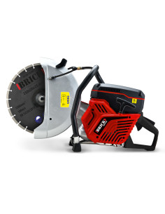 Scie à béton thermique 74cc avec disque diamant 350mm