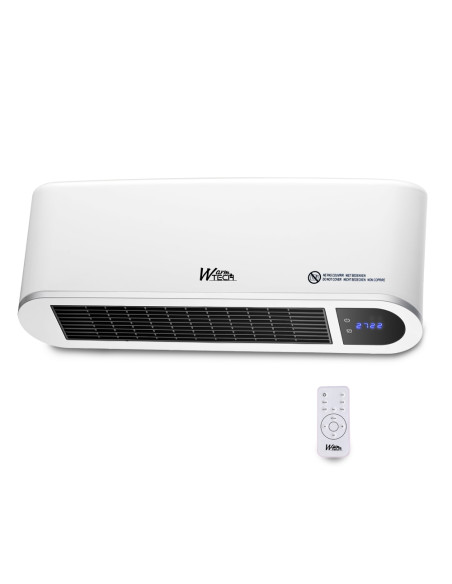 Radiateur céramique mural 2000W avec télécommande