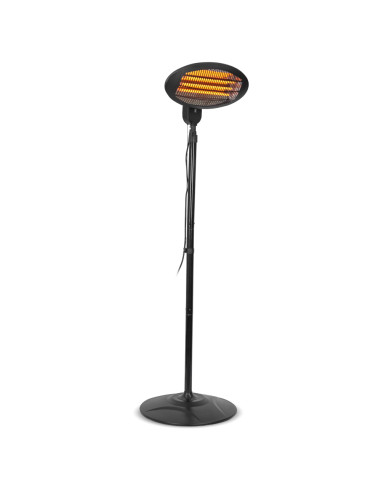 Chauffage de terrasse 2000W sur pied - 3 positions