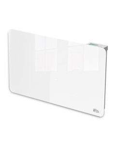Radiateur inertie céramique avec façade en verre 1500 W - IP24 - NF - Fil pilote 6 ordres