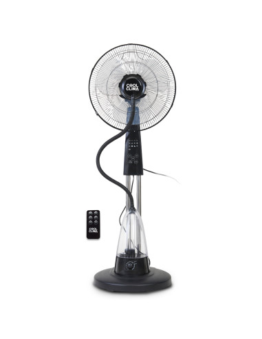 Ventilateur brumisateur sur pied oscillant 70 W