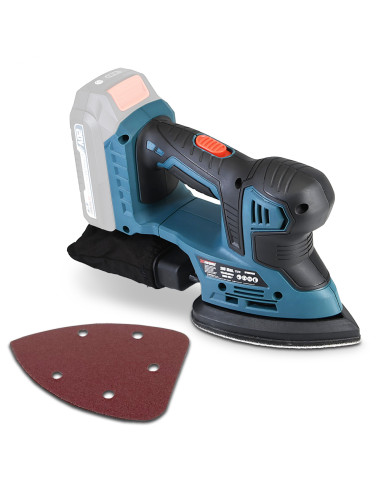 Ponceuse triangulaire 20V max livrée sans batterie ni chargeur