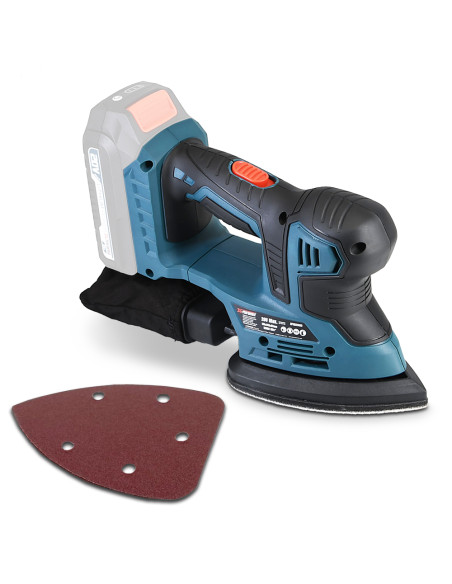 Ponceuse triangulaire 20V max livrée sans batterie ni chargeur
