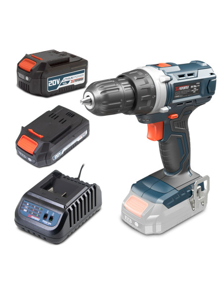 Perceuse visseuse 20V – 35Nm livrée avec une batterie 2Ah