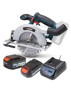 Scie circulaire sans fil 20V – 165mm livrée avec 1 batterie 2Ah