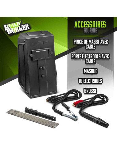 Poste à souder Inverter 100A + 10 électrodes