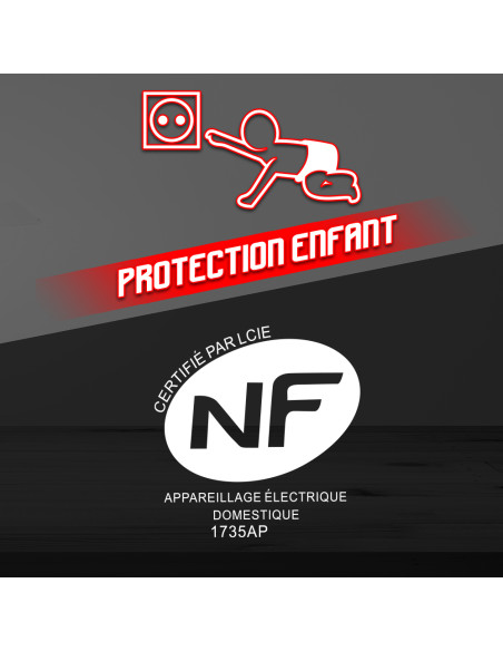 Enrouleur 4 prises - cable h07en-3g1.5mm²-25m - I-watts Pro