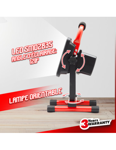 Spot LED rechargeable 20w - I-Watts Pro