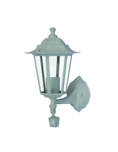 Applique montante E27 60W détecteur - Blanc