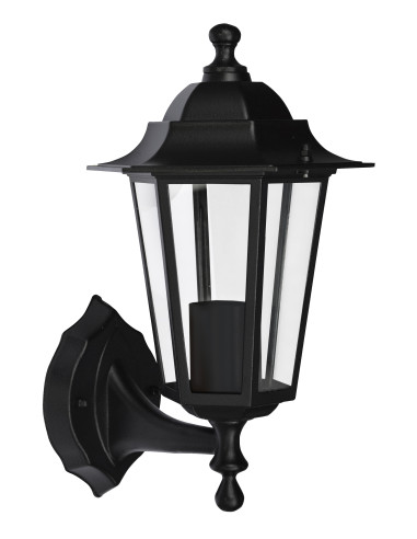 APPLIQUE MONTANTE E27 60W - NOIR