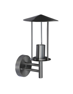 Applique montante Inox E27 60W