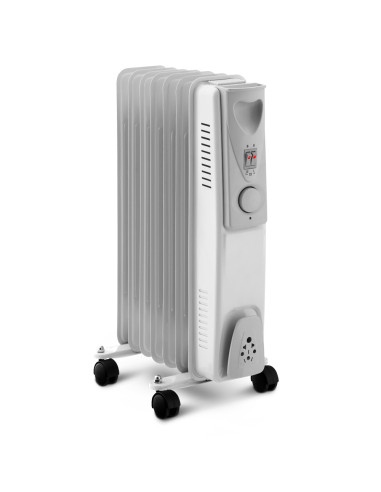 Radiateur bain d'huile 1500W 7 éléments - Warm Tech