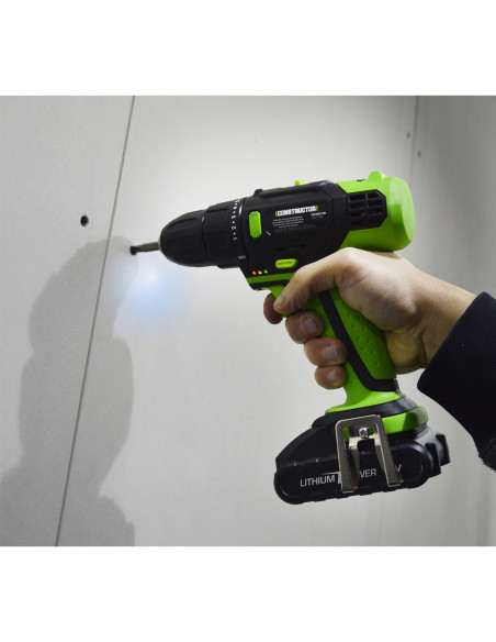 Perceuse visseuse 18V Lithium 2 Bat. - Constructor