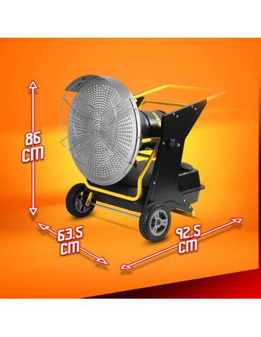 Générateur d air chaud infrarouge diesel ou pétrole 40KW -