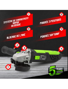 Meuleuse d'angle 900W 115mm - Constructor 2