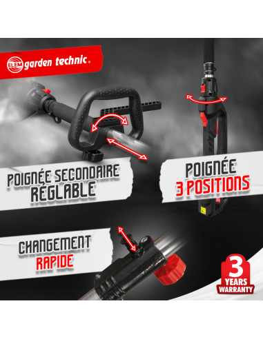 Scie a ebrancher - Taille haies 1000W - Elem Garden