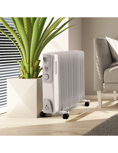 Radiateur bain d huile 2500W 11 éléments - Warm tech