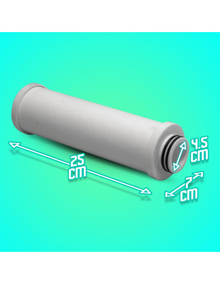 Cartouche charbon actif anticalcaire