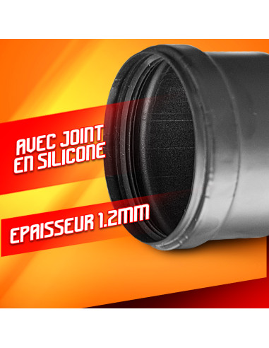 Tuyau poêle à pellets - Longueur 0.5m - Warm Tech